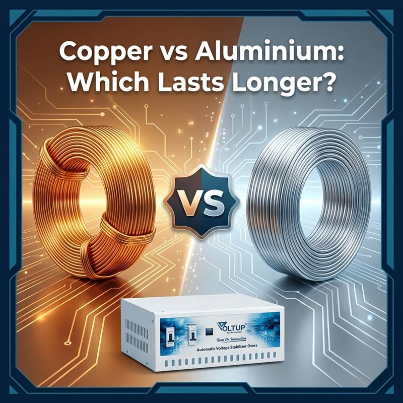 Copper vs Aluminium Winding Stabilizers: Which is Better? | VoltUp
