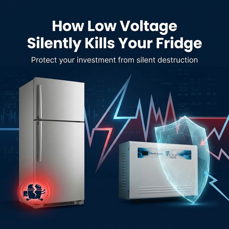 How Voltage Fluctuations Damage Your Refrigerator | VoltUp